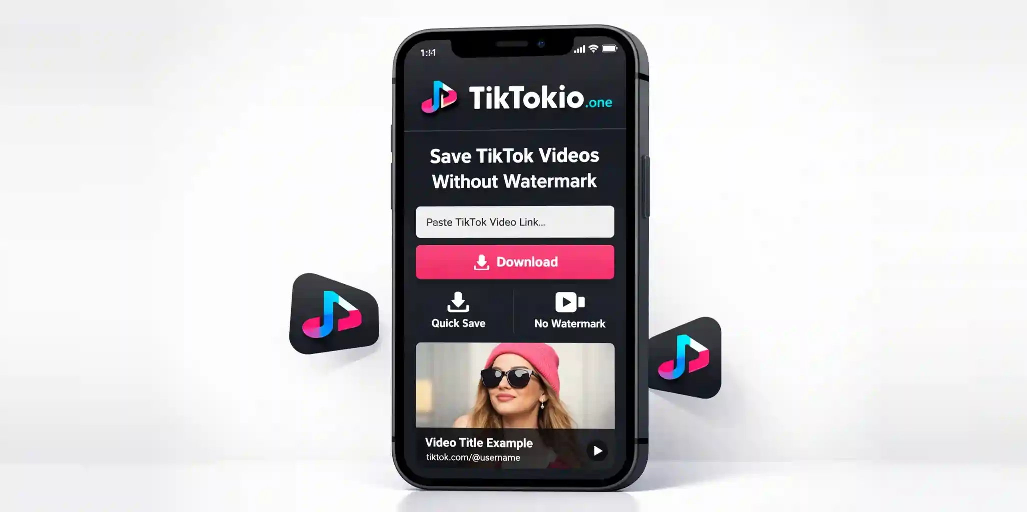 ذخیره ویدیوهای تیک تاک بدون واترمارک با استفاده از TikTokio