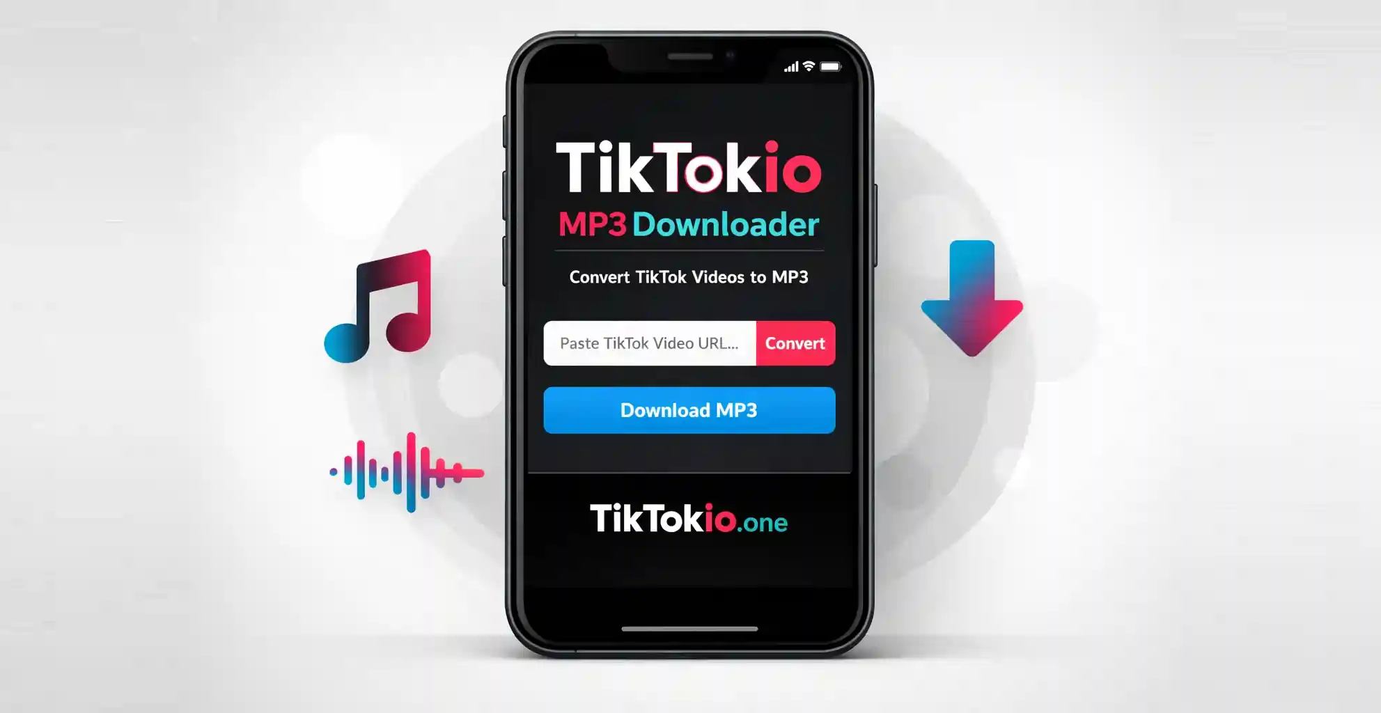 TikTokio MP3 Downloader - Konversi Video TikTok ke MP3